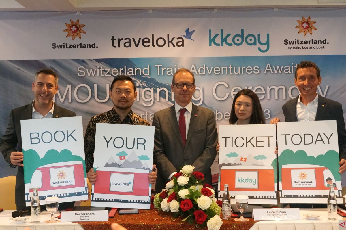 Traveloka bermitra dengan agen travel Swiss perluas barang perjalanan